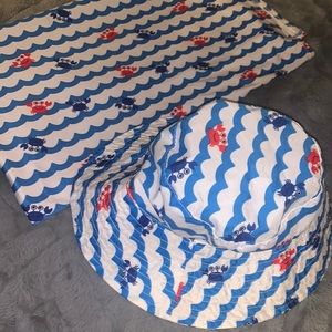 Bucket Hat and Beach Towel